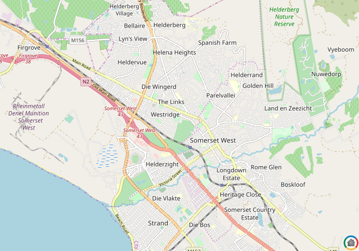 Map location of Fernwood Estate